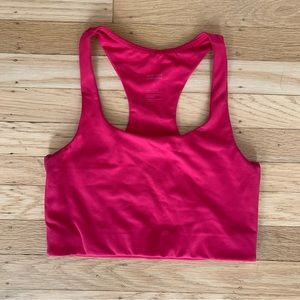 Hot pink girlfriend collective top